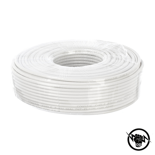 КАБЕЛ RG59 CU+2Х0.75 (ВЪНШНО) КОАКСИАЛЕН