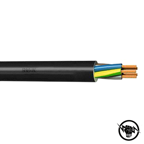 КАБЕЛ RV-K 3Х1.50 Б 0.6/1kV мед