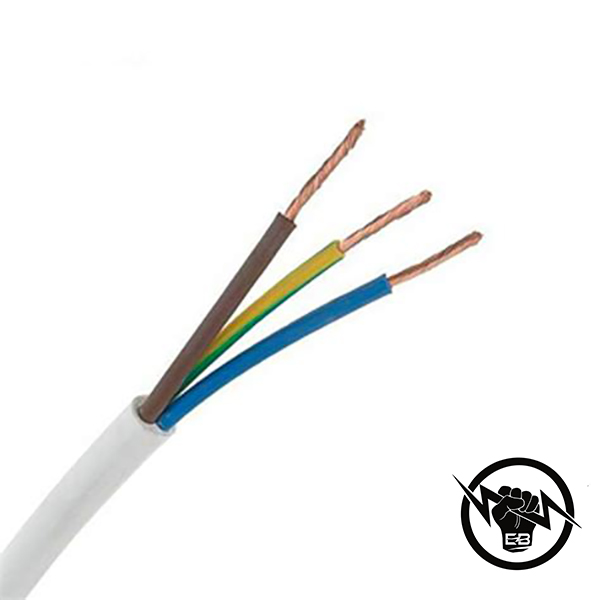 КАБЕЛ H03VH-H/ШВПЛ-Б 3Х0.50 300/300V мед 3.0 жила