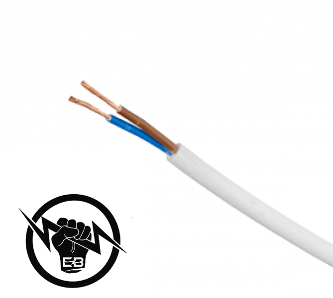 КАБЕЛ H03VH-H/ШВПЛ-Б 2Х0.75 300/300V мед 2.0 жила