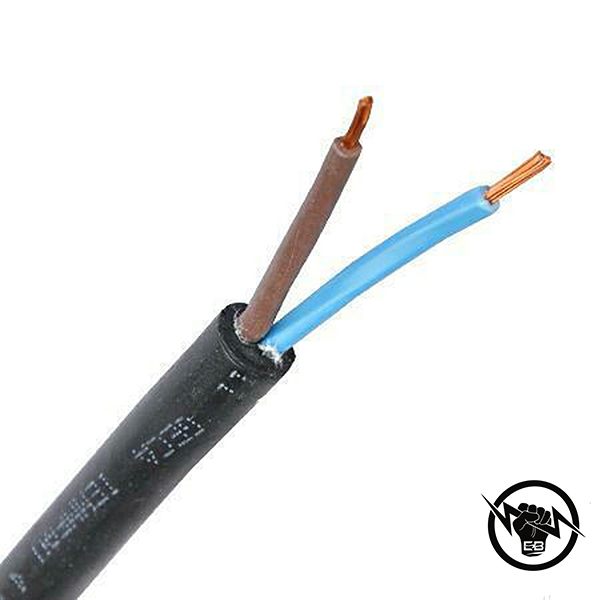 КАБЕЛ H07RN-F 2Х1 ( ШКПТ ) 450/750V мед