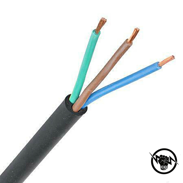 КАБЕЛ H05RR-F 3Х4 ( ШКПЛ ) 300/500V мед