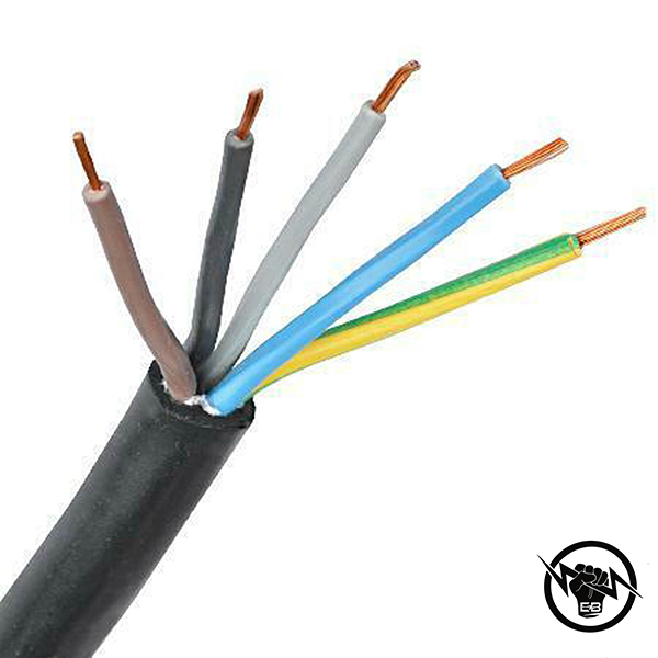 КАБЕЛ H05RR-F 5Х1.50 ( ШКПЛ ) 300/500V мед