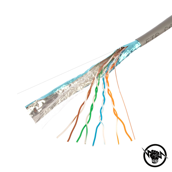 КАБЕЛ FTP CAT5E CU МЕДЕН 4Х2Х0.5 24 AWG LAN