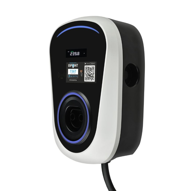 ЗАРЯДНА СТАНЦИЯ EVPOINT EV22 +ВГРАДЕН КАБЕЛ 5м ТИП 2 | 22 KW AC 4