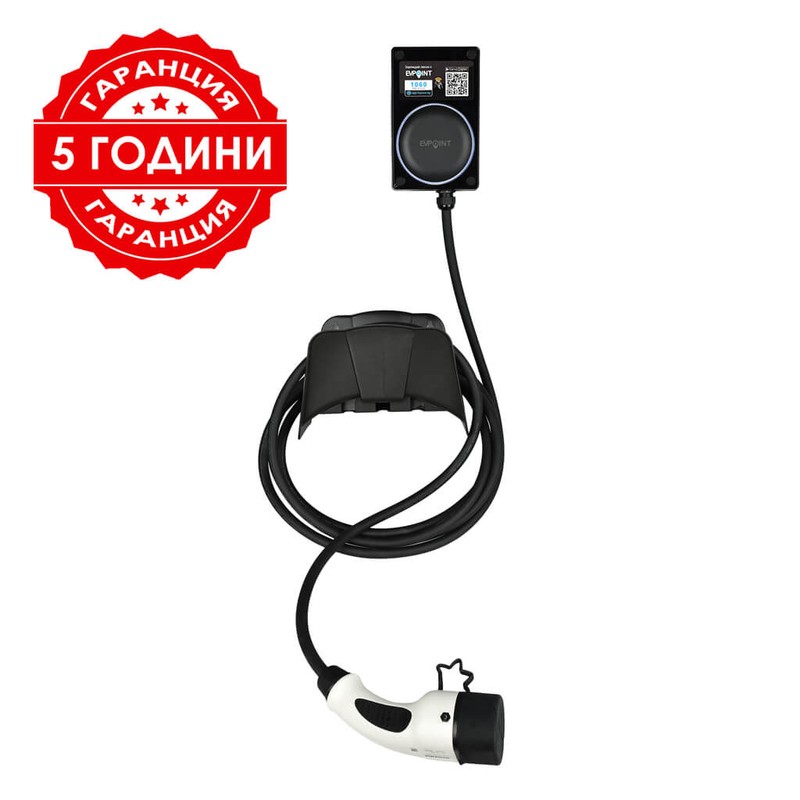 ЗАРЯДНА СТАНЦИЯ EVPOINT EV7  +КАБЕЛ 5М ТИП 2  7.4 KW AC