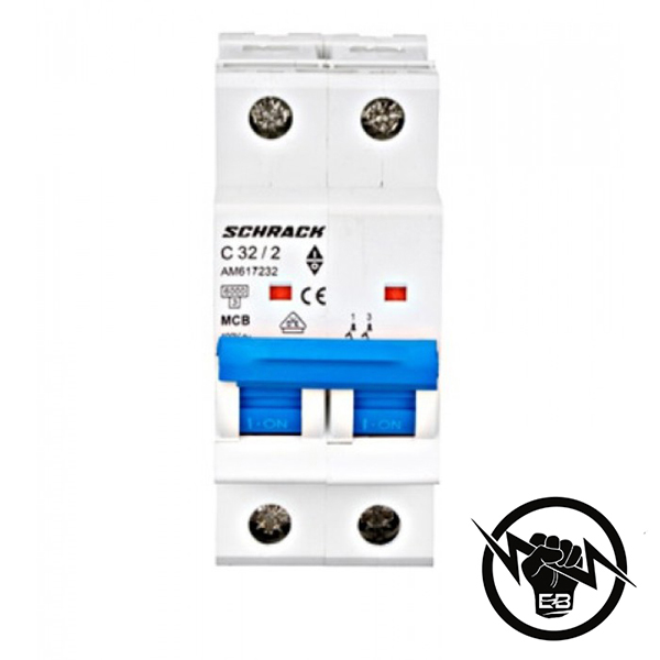 Миниатюрен автоматичен прекъсвач C 20/2, 10kA 400V 20A