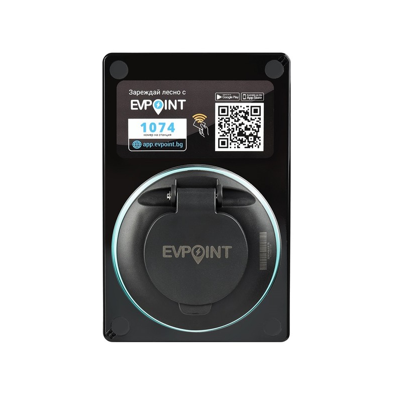 ЗАРЯДНА СТАНЦИЯ EVPOINT EV7 КОНТАКТ ТИП 2  7.4 KW AC 2