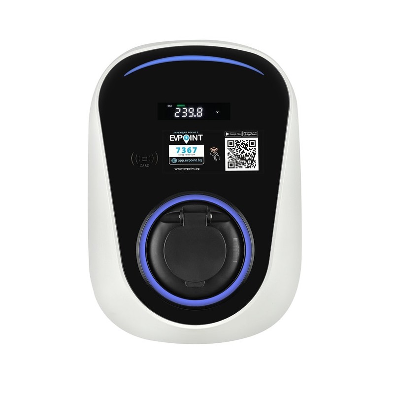 ЗАРЯДНА СТАНЦИЯ EVPOINT EV22 КОНТАКТ ТИП 2 22 KW AC 2