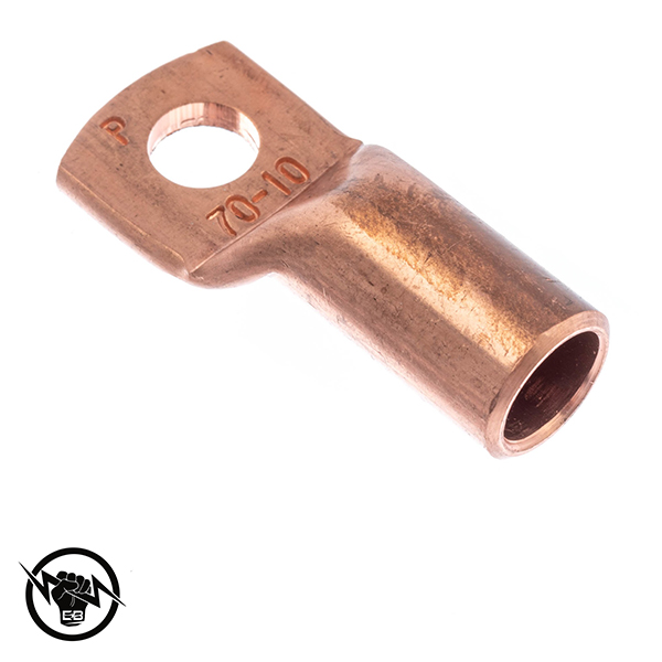 КАБЕЛНА ОБУВКА МЕДНА ТРЪБНА- 70/10 ДЪЛГА