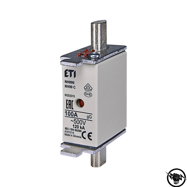 ВЛОЖКА ВПНН-00C 100А gG/gL 004181214 ET