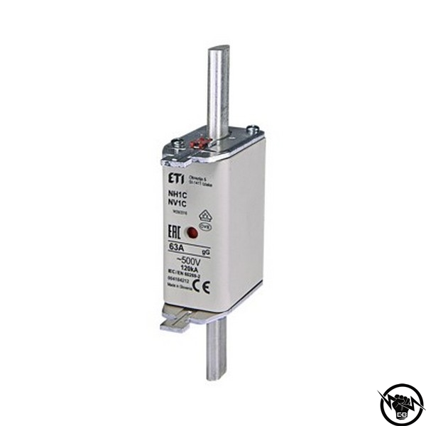 ВЛОЖКА ВПНН-1 63A gG/gL 004184212 ETI 500V