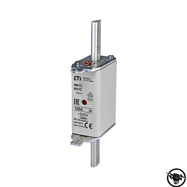 ВЛОЖКА ВПНН-1 100А gG/gL 004184214 ETI 500V 100 A