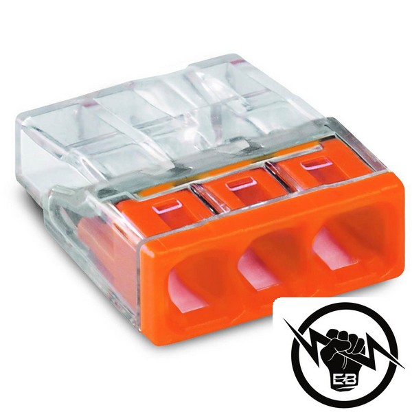 Wagо клема 3 х 0.5-2.5 mm2