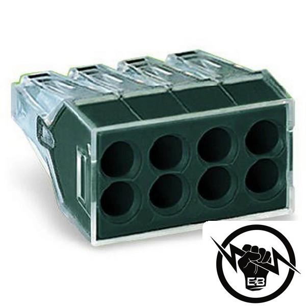 Wagо клема 8 х 0.75-2.5 mm2