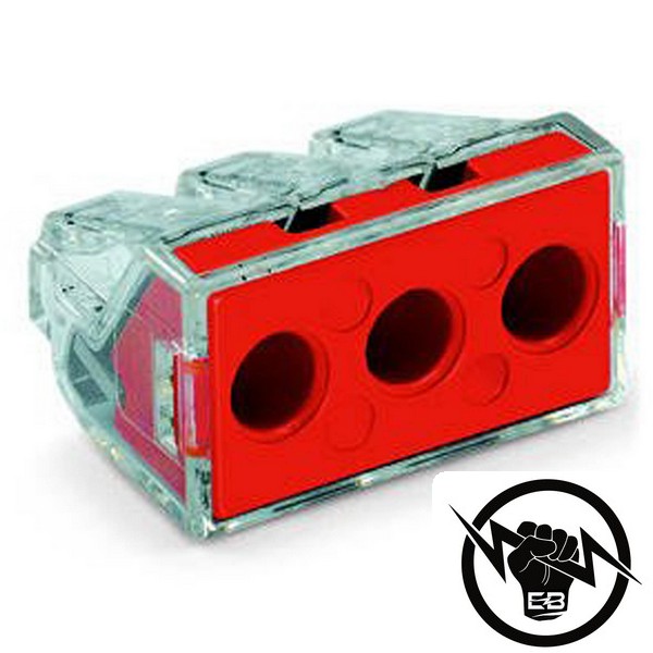 Wagо клема 3 х 2.5-6 mm2