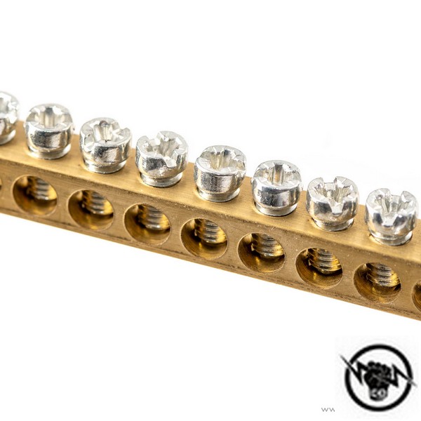 МЕСИНГОВА ШИНА НУЛЕВА E8х8 5018 АТРА 400V 160A