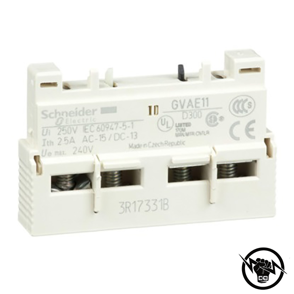 ДОПЪЛН.КОНТАКТ GVAE11 ЗА GV2/GV3 1NO+1NC ПРЕДЕН