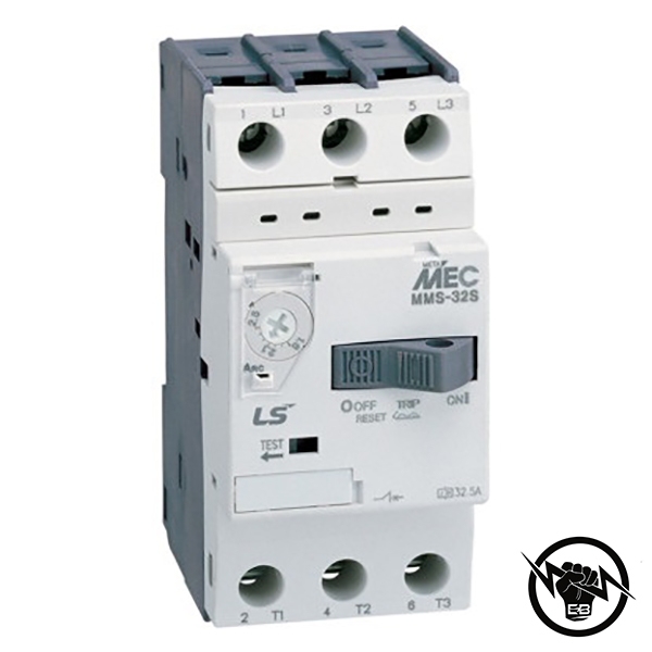 МОТОРЕН ПРЕКЪСВАЧ MMS-32S 1,6A 1-1.6A 690 V AC 0.1-5kW