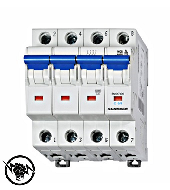 Миниатюрен автоматичен прекъсвач C 32/4 10kA 400V 32A