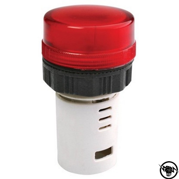СИГНАЛНА ЛАМПА ЧЕРВЕНА 24V LED 22mm