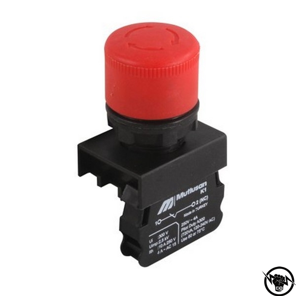 АВАРИЕН СТОП БУТОН ЧЕРВЕН Ф40