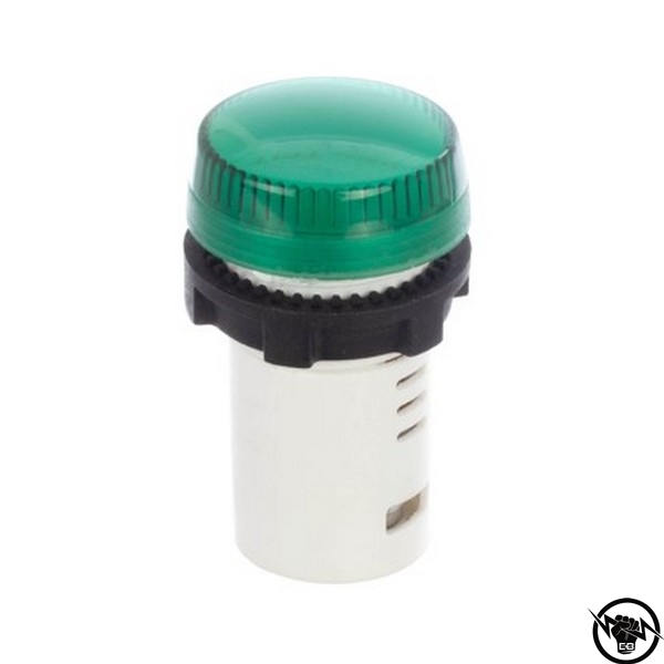 СИГНАЛНА ЛАМПА ЗЕЛЕНА 24V LED 22mm