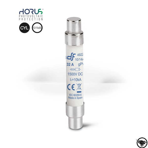 Стопяем предпазител за фотоволтаици - 10/14x85 mm, gPV, 1500V DC, 25A
