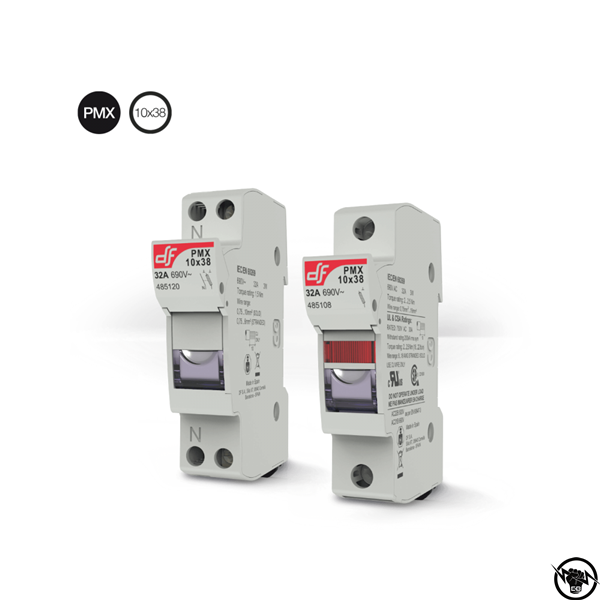 Разединител за предпазители - 1Р, 10x38, до 32A, 690V AC / 750V DC