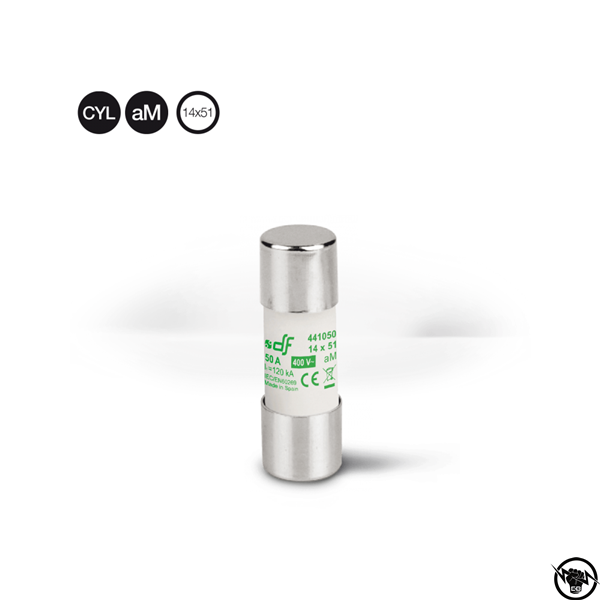 Стопяем предпазител - aM, 14x51 mm, 690V AC, 2A