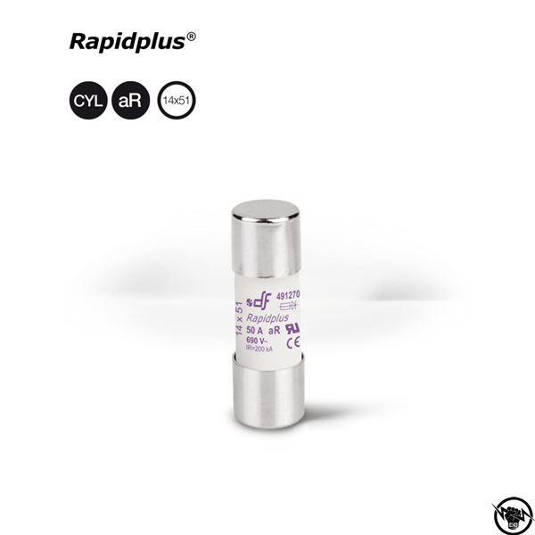 Стопяем предпазител Rapidplus ® - aR 690 V AC 8A