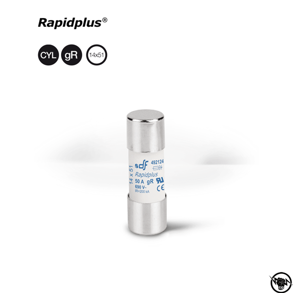 Стопяем предпазител Rapidplus ® - gR 690 V AC 8A