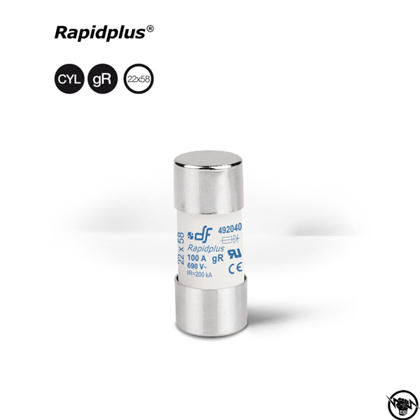 Стопяем предпазител Rapidplus ® - gR 690 V AC 32 A