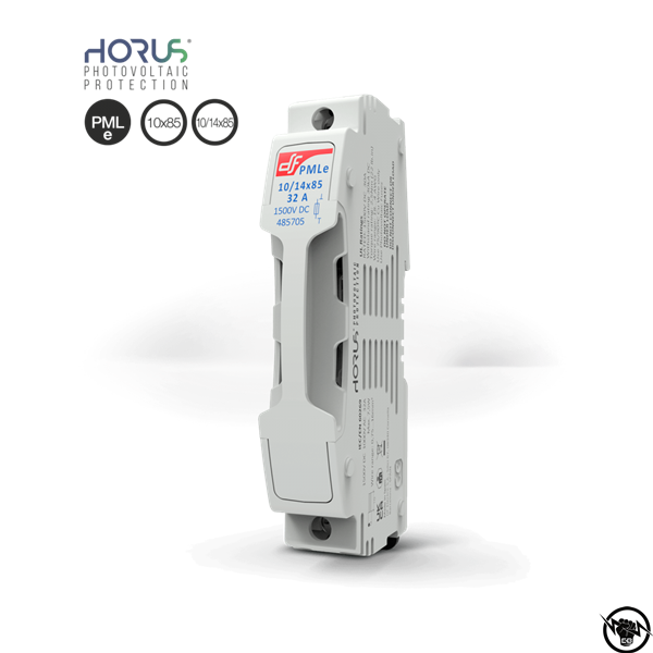 Разединител за PV предпазители PMLe (компактен) - 10x85 mm или 10/14x85 mm, 1Р, до 32A, 1500V DC