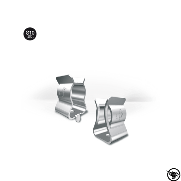 Държаж за цилиндрични предпазители Ø10 mm до 25А, монтаж с винтове