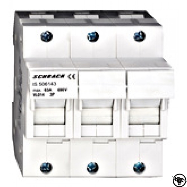 Разединител за предпазители 3Р, 50A, 14x51 690 V AC