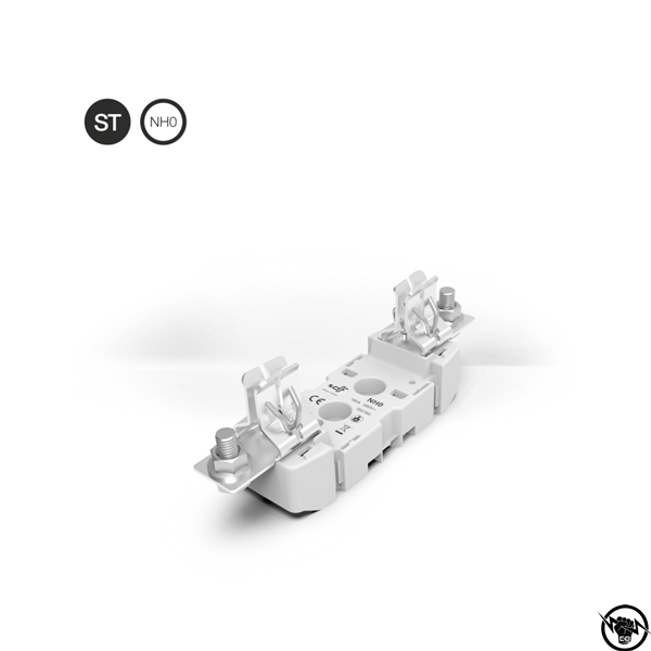 Основа за стопяеми предпазители NH 0, 1P, 690 V AC, 160 A, м-аж на DIN шина
