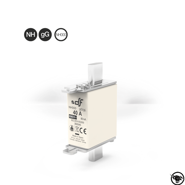 Стопяем предпазител - NH 000, gG, 690V AC, 2A