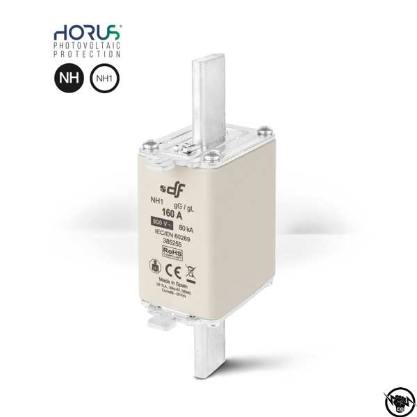 Стопяем предпазител за фотоволтаици - NH1, gG, 160A, 800V AC