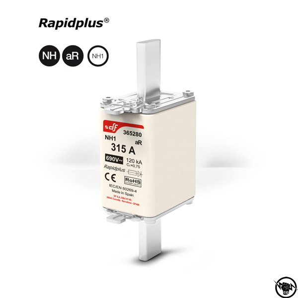 Стопяем предпазител Rapidplus ® - NH1 690 V AC 250 A