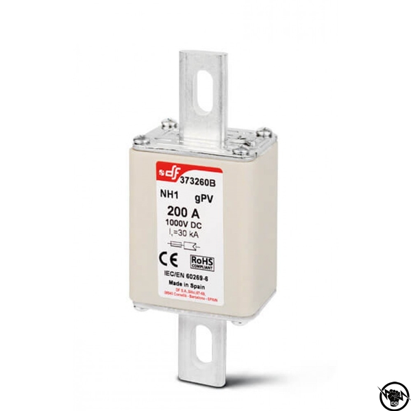 Стопяем предпазител за фотоволтаици - NH1 1000 V DC