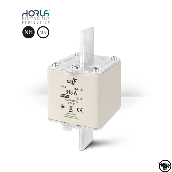 Стопяем предпазител за фотоволтаици - NH3, gG, 250A, 800V AC