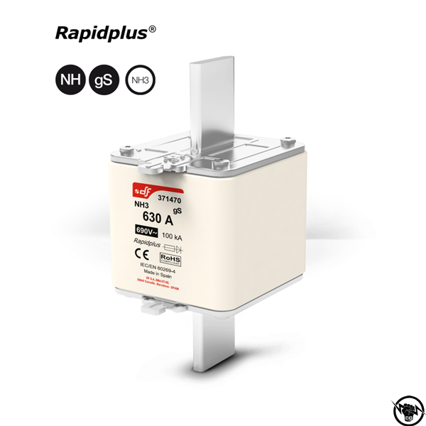 Стопяем предпазител Rapidplus ® - NH3 690 V AC 400 A