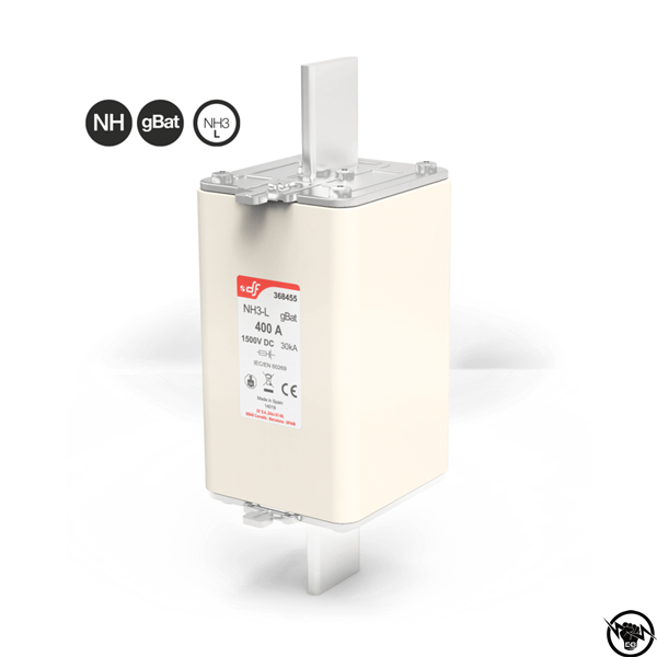 Стопяем предпазител - NH3-L, gBat 1500 V DC 400 A