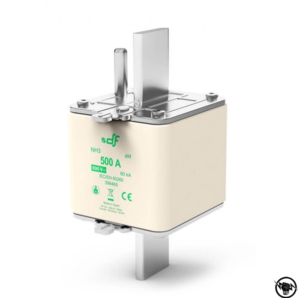 Стопяем предпазител - NH 3, aM, 500V AC, 630A, striker
