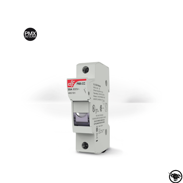 Разединител за предпазители - клас CC, 3Р, 10x38, до 30A, 600V AC/DC