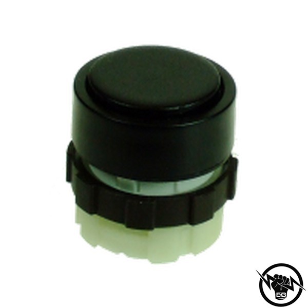 Бутон - единичен, без задръжка, монтажен отвор - Ф22, IP67, черен
