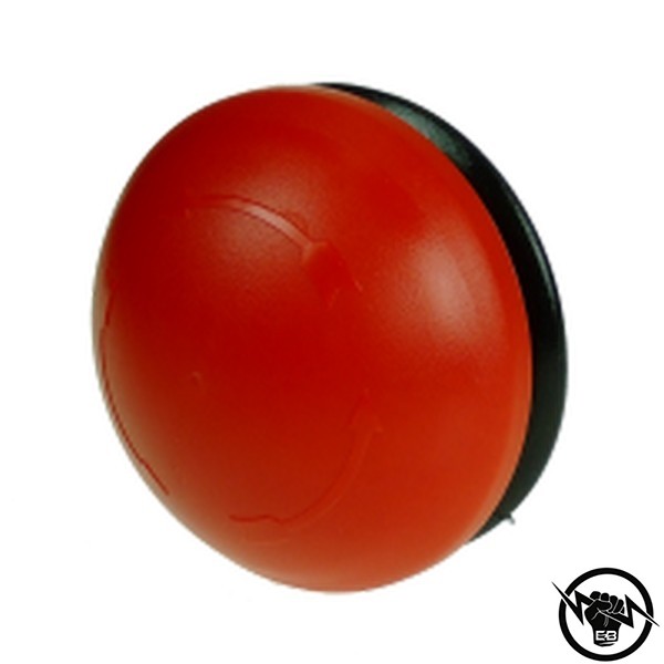 Авариен стоп бутон - 70mm, червен, монтажен отвор Ф22, освобождаване със завъртане