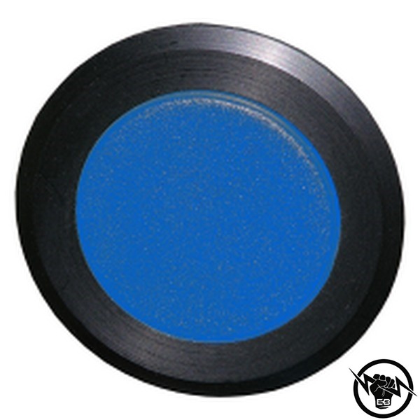 Бутон - единичен, без задръжка, монтажен отвор - Ф30, IP67, син