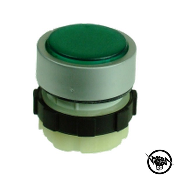 Бутон - с индикация, единичен, без задръжка Зелен IP67